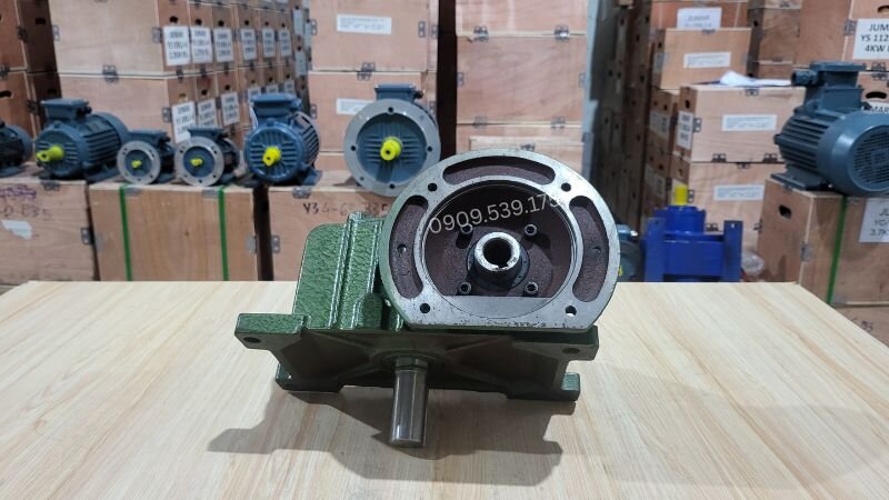 Thiết kế tổng quan về hộp giảm tốc trục vít WPDX 60